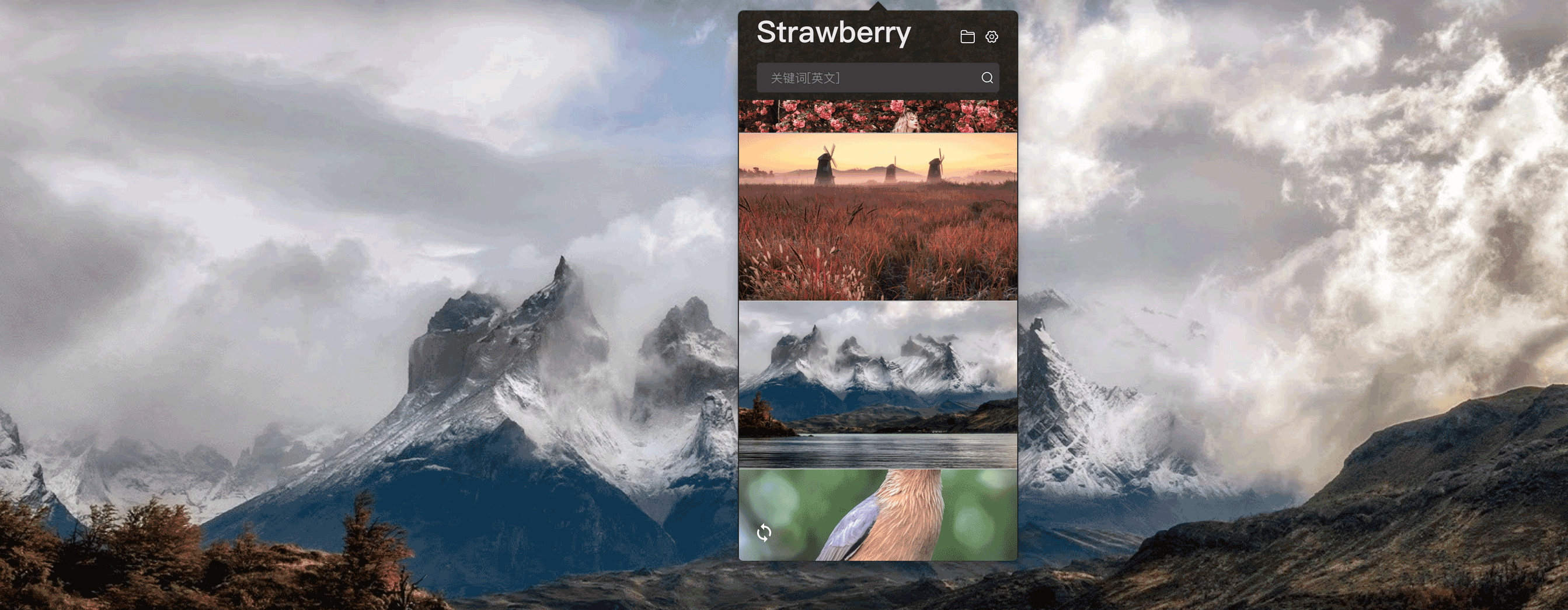 Strawberrywallpaper A Wallpaper App By Electron
